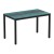 Type: Flat-Pack,  Size: 1190 x 690mm,  Height: 730mm,  Laminate Finish: Vintage Teal,  Frame Colour: Black