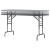 Zown Lightweight Height-Adjustable Folding Table