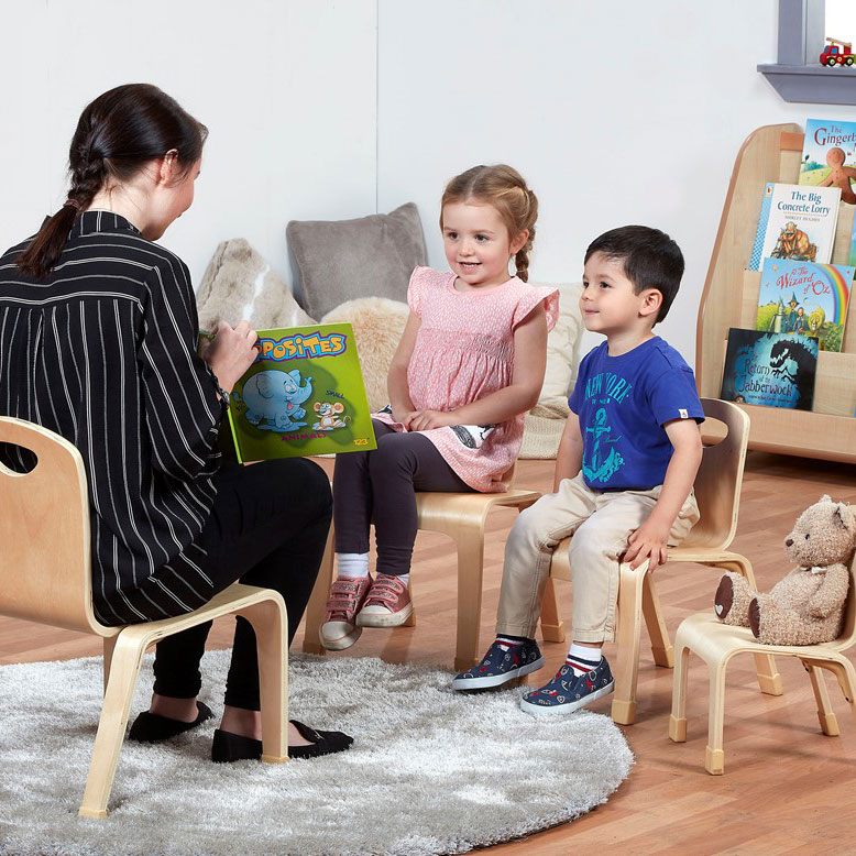 Children's Wooden Classroom Chairs