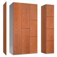 Probe Timber Box MDF Laminate Faced Lockers