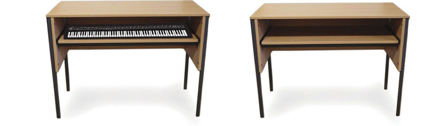 school music keyboard desks