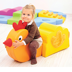 Nursery Soft Seat - Foam Hen