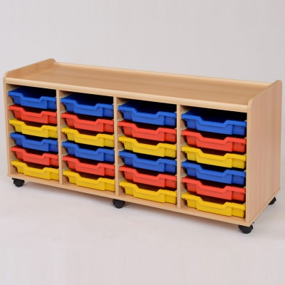 24 Shallow Tray Storage Unit