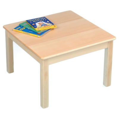Children's Square Solid Wooden Table (690 x 690mm)