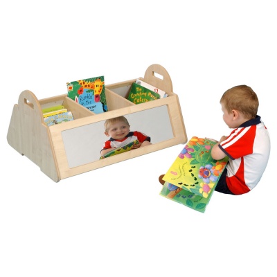 Long Maple Kinderbox With Mirrors