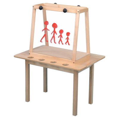 Nursery Two Sided Table Easel With Perspex