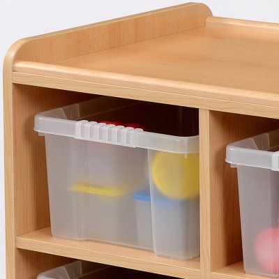 Flexi 9 Deep Clear Tray Classroom Storage