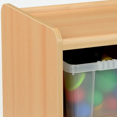 Flexi 6 Deep Clear Tray Classroom Storage