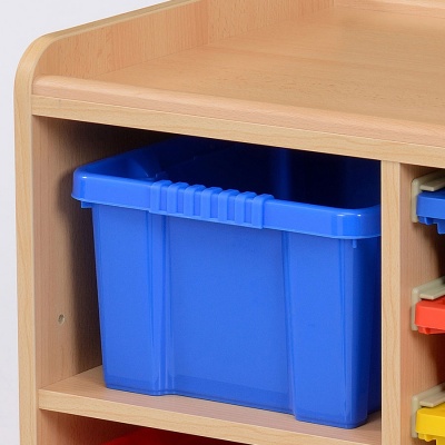 Flexi 8 Shallow & 3 Deep Coloured Tray Classroom Storage