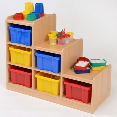 Flexi Tiered Tray Storage - Right Hand