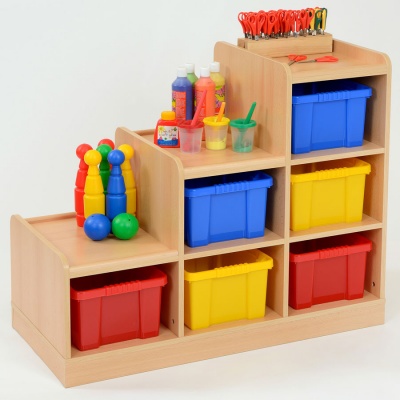 Flexi Tiered Tray Storage - Left Hand