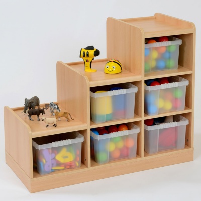 Flexi Tiered Tray Storage - Left Hand