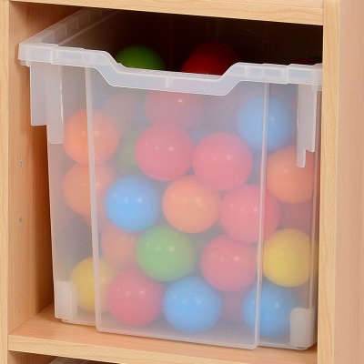 Flexi 8 Jumbo Clear Tray Classroom Storage