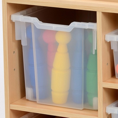 Flexi 3 Deep & 2 Jumbo Clear Tray Classroom Storage