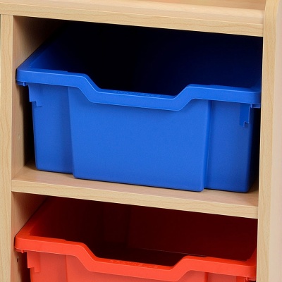 Flexi 6 Deep & 4 Jumbo Coloured Tray Classroom Storage