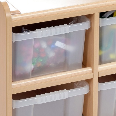 Double Sided Nursery Resource Unit + Mirror & Trays