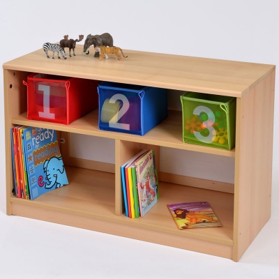 Room Scene - Open Bookcase + Plain Panel / Safety Mirror