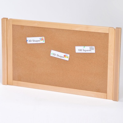 Room Scene - Cork Board Room Divider