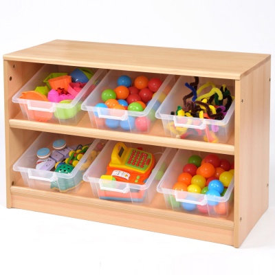 Room Scene - Angled 9 Tray Classroom Tidy