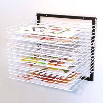 15 Shelf Wall-Mounted Drying Rack