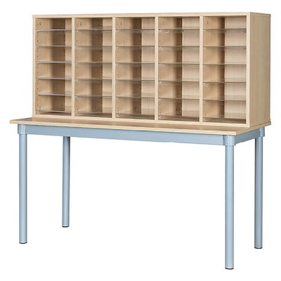 30 Compartment Pigeonhole Store + Table