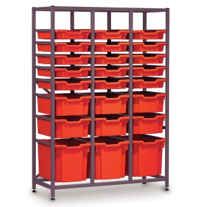 Mid-Height 3 Bay Science Storage - Multi-Tray