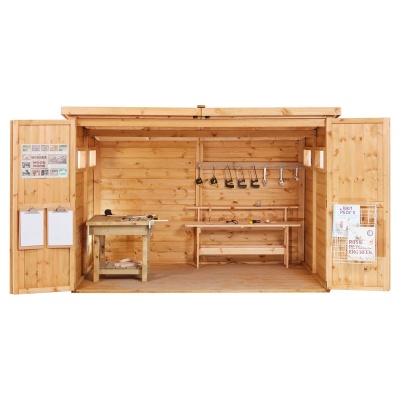 Outdoor School Lockable Woodwork Room