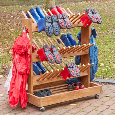 Outdoor Mobile Welly Storage