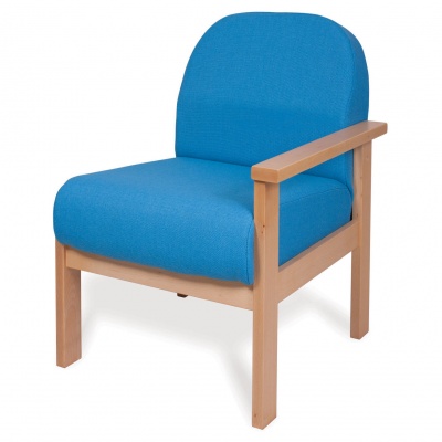 Advanced VersiWood Lounge Chair with Left Arm