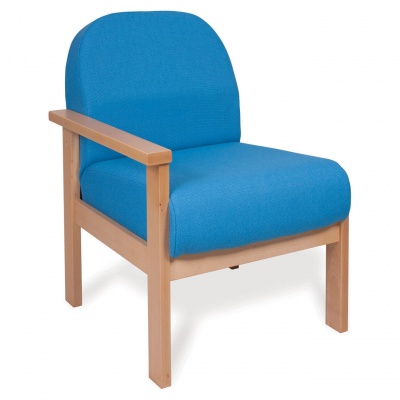 Advanced VersiWood Lounge Chair with Right Arm