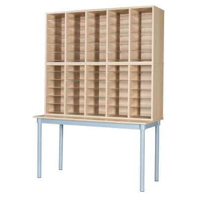 60 Compartment Pigeonhole Store + Table