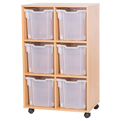 12 High Double Column Tray Storage (6 Jumbo Trays)