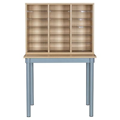 18 Compartment Pigeonhole Store + Table