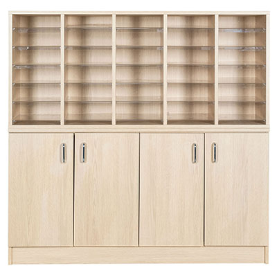 30 Compartment Pigeonhole Store + Cupboard