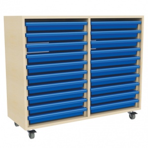 Two Column Art Tray Storage (20 x A3 Trays)