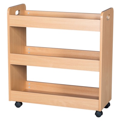 School Wooden Lunchbox Trolley