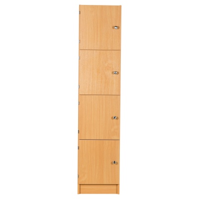 Four Door Wooden Locker (1800mm)