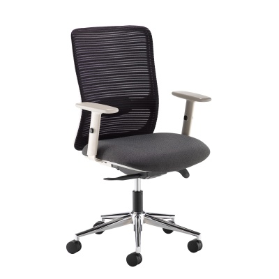 Arcade Black Mesh Back Operator Chair