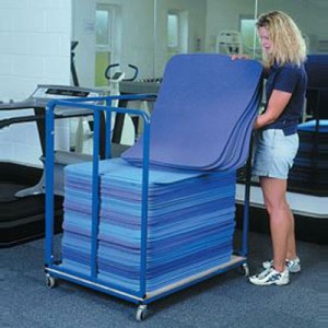 Heavy-Duty Aerobics Mat Trolley