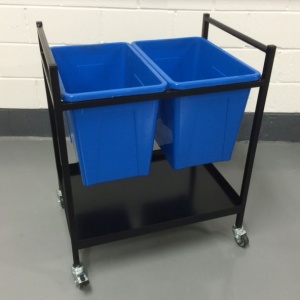 Heavy-Duty Storage Trolley + Steel Tray