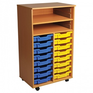 Double Bay Art Tray Storage (16 Trays)