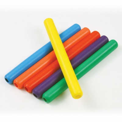 Plastic Relay Batons - Set of 6