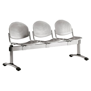 Dalby Metal Beam Seating - 3 Seater Flat Leg