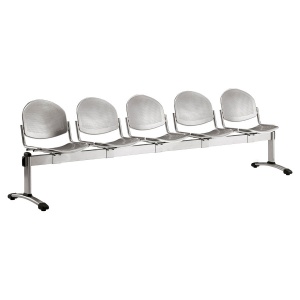 Dalby Metal Beam Seating - 5 Seater Flat Leg