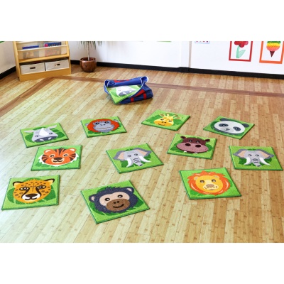 Zoo Conservation Mini Carpets (Pack of 30)