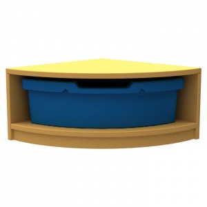 ''Curve'' Quarter Corner Storage (1 Tray High)