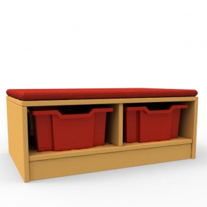 ''Curve'' Double Column Storage (1 Tray High)