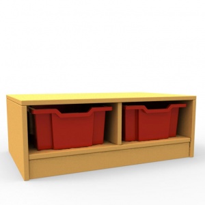 ''Curve'' Double Column Storage (1 Tray High)