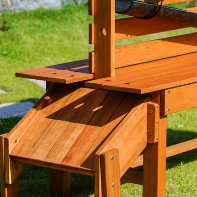 Outdoor Stem Table & Slide