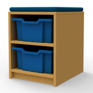 ''Curve'' Single Column Storage (2 Trays High)